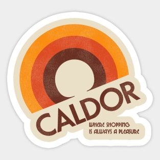 Caldor Sticker